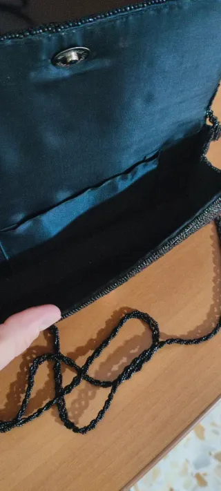 Pochette artigianale nera