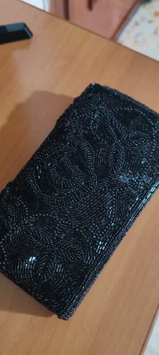 Pochette artigianale nera