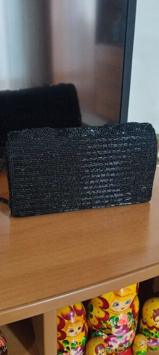 Pochette artigianale nera