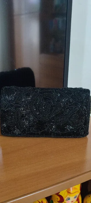 Pochette artigianale nera