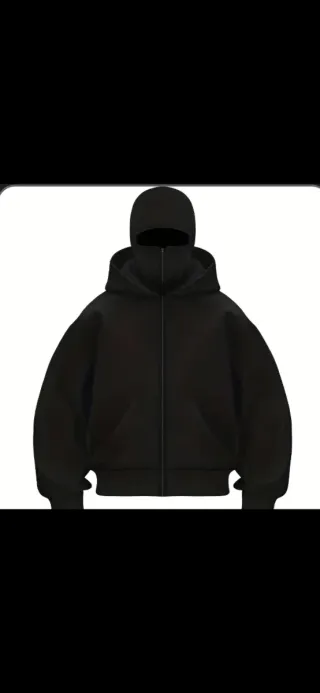 Felpa con doppio cappuccio zip