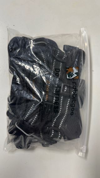 Arnés Perro Mediano Rabbitgoo Anti-Tirones Negro