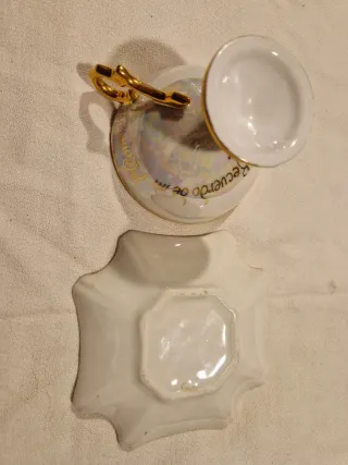 Taza porcelana primera comunión años 1920-30