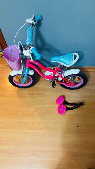 Bicicleta Niña Rosa Schwinn con Ruedines