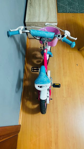 Bicicleta Niña Rosa Schwinn con Ruedines