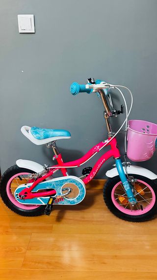 Bicicleta Niña Rosa Schwinn con Ruedines