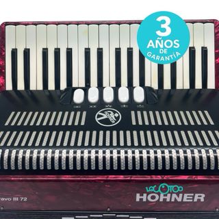 Acordeón Hohner Bravo III 72