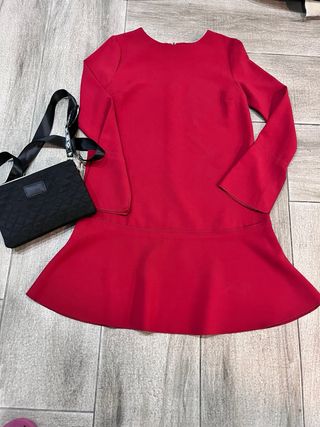 Vestido rojo Mango