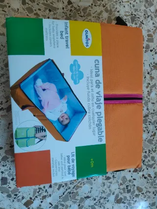 Cuna de viaje plegable OLMITOS