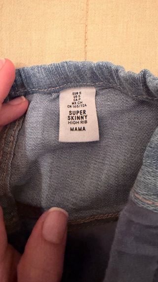 Pantalón premamá vaquero azul