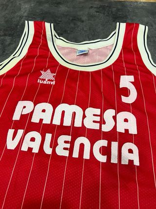 Camiseta Jersey Pamesa Valencia Vintage 90s Luanvi