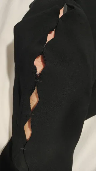 Blusa negra Massimo Dutti