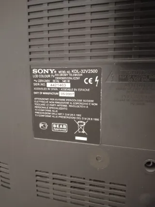 TV SONY. BRAVIA de 32 pulgadas