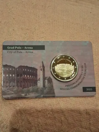 Moneda Conmemorativa 2 Euros Pula Arena