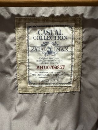 Chaqueta Zara Beige Talla M