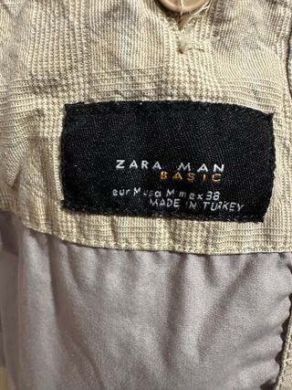 Chaqueta Zara Beige Talla M