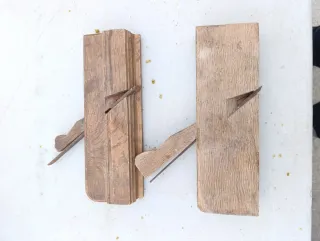 Cepillos carpintero antiguos molduras