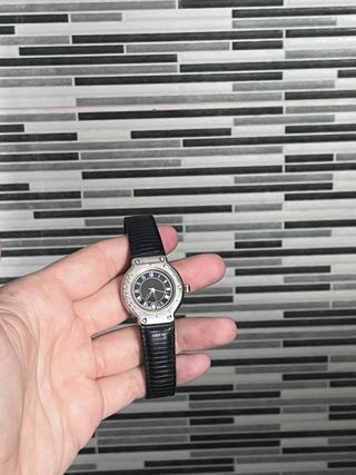 Reloj Courrèges Mujer Negro/Plata