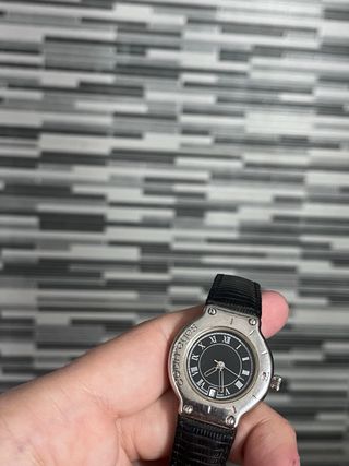 Reloj Courrèges Mujer Negro/Plata
