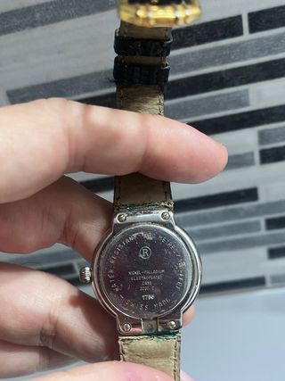 Reloj Courrèges Mujer Negro/Plata