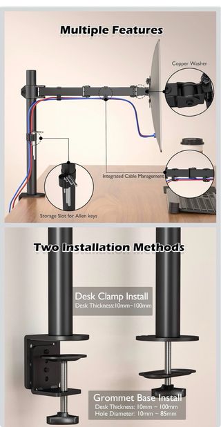 Supporto Braccio per Monitor - Monitor PC