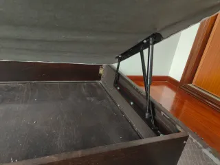 Canapé abatible arcón madera 150cm