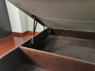 Canapé abatible arcón madera 150cm