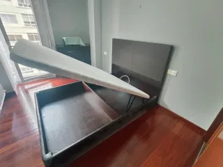 Canapé abatible arcón madera 150cm