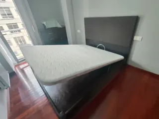 Canapé abatible arcón madera 150cm