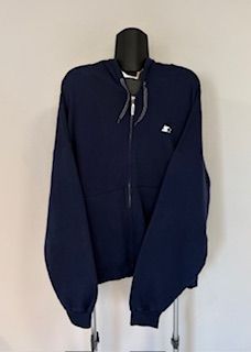 Sudadera Starter Azul con Cremallera