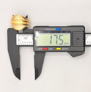 Anillo de oro combinado de 18k, 7.12 g, T-15.