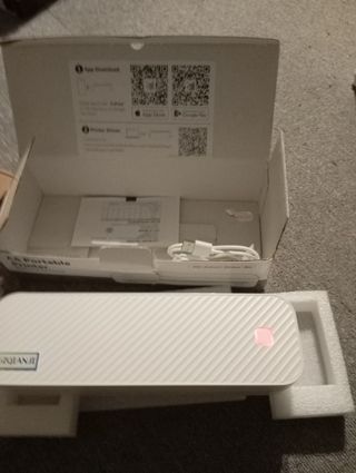 Impresora Portátil Térmica Blanca