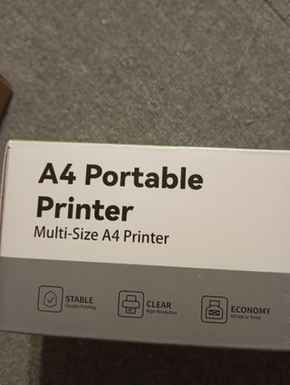 Impresora Portátil Térmica Blanca