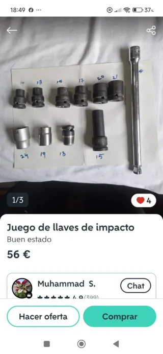 Radial+2 baterias+llave Impacto hilti+mas de fotos