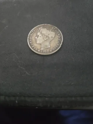 Moneda Alfonso XIII 1902
