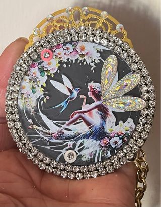 Collana lunga con ciondolo fatina