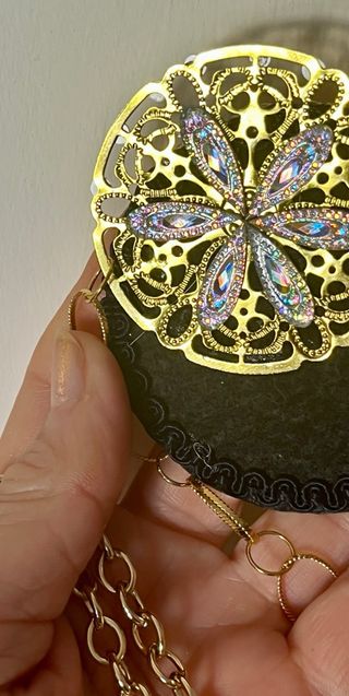 Collana lunga con ciondolo fatina