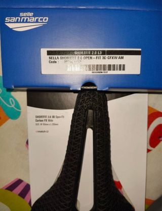 Sillín bicicleta 3D como nuevo