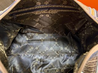 Bolso Vintage Piel Beige/Marrón