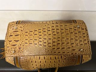 Bolso Vintage Piel Beige/Marrón