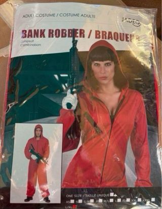 Disfraz Ladrón Casa de Papel adulto