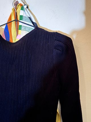 Jersey negro de punto