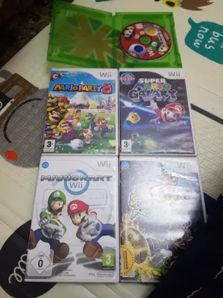 Pack 4 Juegos Nintendo Wii Mario Party, Galaxy, Ka