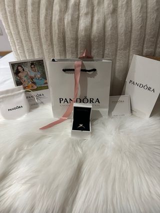 Anillo Pandora Oro y Plata