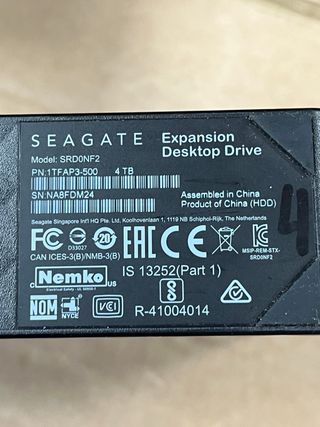 Disco Duro Externo Seagate 4TB#H1475Q