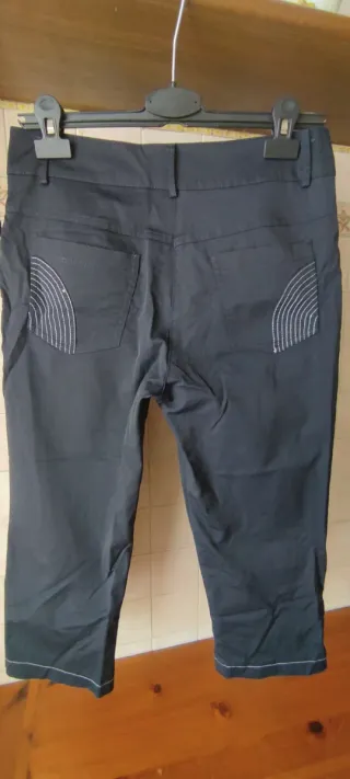 Pantaloni Capri blu Donna