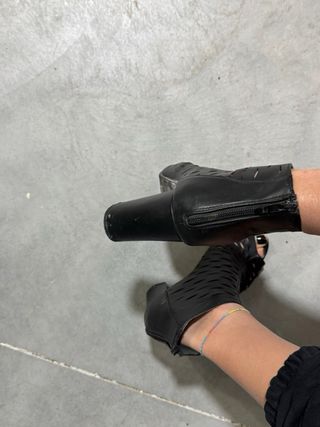 Tronchetto nero donna