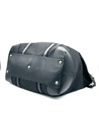 Bolso de viaje Gucci negro