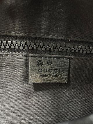 Bolso de viaje Gucci negro