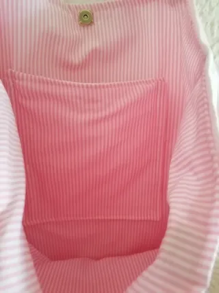 Bolso Tote Tela Hecho a Mano nueva